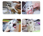 猫用グルーミングバッグ シャワーネット お風呂ネット 入浴バッグ メッシュ 爪切り 注射 耳掃除 投薬時 シャンプー お手入れ ペットグッズ ペット用品 グルーミング 便利グッズ おくるみネット シャワーバッグ ひっかき防止 噛みつき防止 ファスナー サイズ調節可 動物病院 ツートンカラー ピンク 白 緑