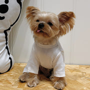 犬用ツナギ 犬用カバーオール 犬用カットソー 犬服 ドッグウェア ペットウェア 小型犬 中型犬 イヌ 猫 ネコ ペット服 ペットグッズ ペット用品 長袖 長ズボン プルオーバー 無地 ブラウン ブルー ホワイト シンプル カジュアル 可愛い キュート おしゃれ 秋 冬