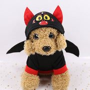 ドッグウェア ペットウェア ペットコスプレ服 コスチューム ペット用品 犬 猫 犬用 猫用 コウモリ バット ハロウィン 仮装 フード付