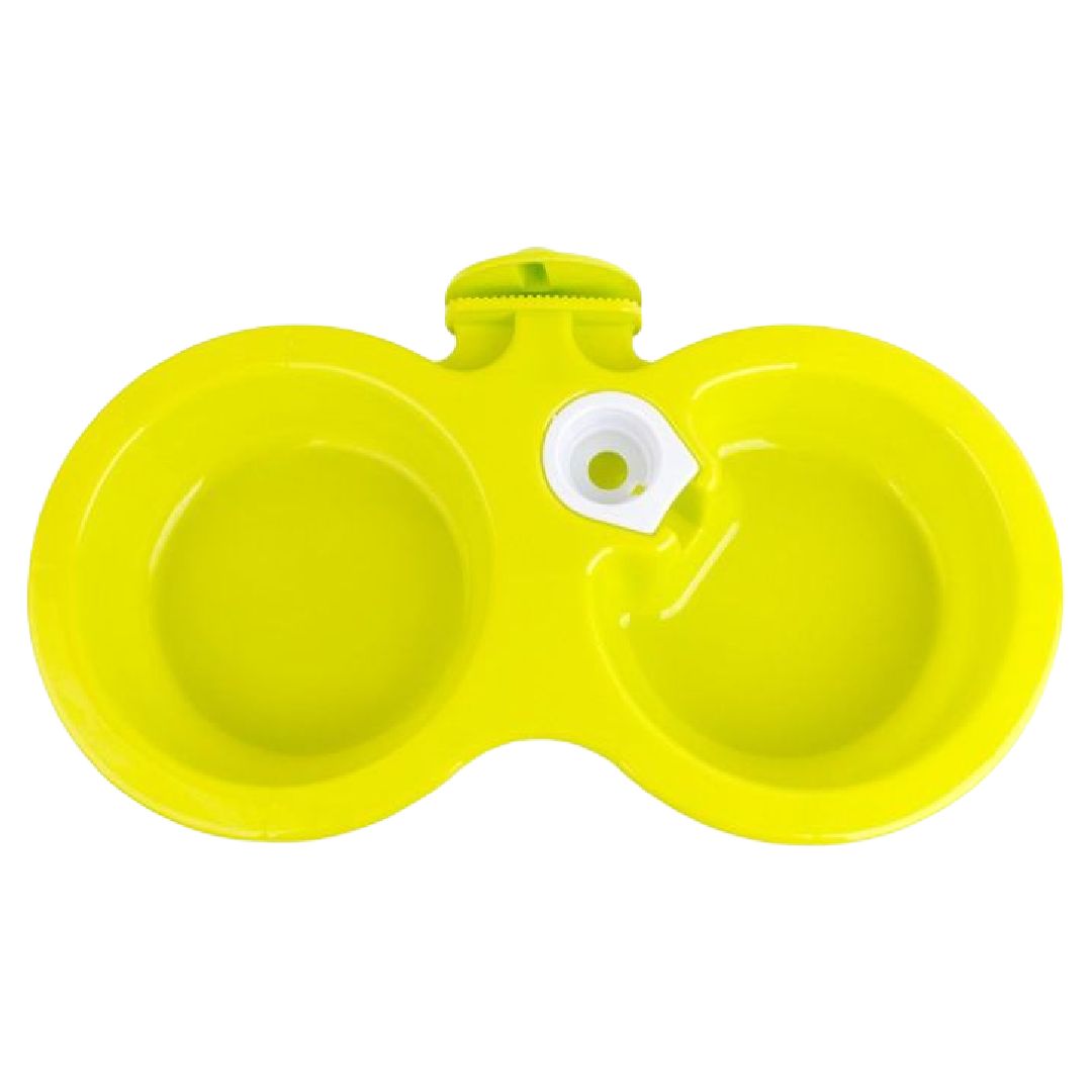 ペット用食器 フードボウル 餌入れ 自動給水器 自動給水機 水入れ 2in1 犬 猫 ペットボトル ケージ取り付け ケージ固定