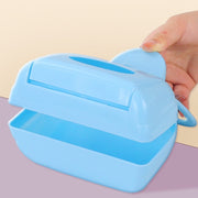 トイレスコップ トイレピッカー フンスコップ フンキャッチ ペット用品 ペットグッズ 犬 猫 イヌ ネコ 散歩 お出かけ うんち取り 手が汚れない 取っ手付き 糞取り器 処理 エチケット 持ち運び コンパクト ティッシュ入れ 単色 シンプル ピンク 緑 青