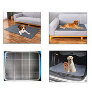 ペット用マット 吸水マット ペット用品 犬用 猫用 イヌ ネコ ペットグッズ ベッド マット 滑り止め付き 水洗い可 洗濯可 防水 スクエア 四角 リビング 車内 ゲージ内 便利グッズ シンプル おしゃれ 単色 無地 灰 カーキ