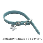 首輪 犬用 ペット用品 フェイクレザー ラインストーン チャーム付き レザー調 調節可能 キラキラ 可愛い おしゃれ ペットグッズ お散歩 外出 お出掛け いぬ用 XS S M L