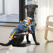 ドッグウェア 犬服 アロハシャツ 半袖 シャツ アロハ 花柄 シャツ 犬の服 ハワイアン 夏 春 犬 猫 ペット用品 トップス 上着 襟付き カジュアル かわいい おしゃれ 小型犬 中型犬 リゾート イヌ DOG ネコ ねこ キャット CAT 秋 冬 オールシーズン 記念写真 お出かけ 外出 お散歩 公園 おめかし