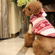 ドッグウェア ペットウェア パーカー 犬服 猫服 犬用ウェア 単品 裏ボア フード付き 袖なし 前開き 防寒 可愛い おしゃれ お出かけ お散歩 記念写真 インスタ映え ギフト プレゼント ワンちゃん イヌ ネコ ドッグ 赤 茶色
