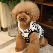 ドッグウェア ペットウェア パーカー 犬服 猫服 犬用ウェア 単品 裏ボア フード付き 袖なし 前開き 防寒 可愛い おしゃれ お出かけ お散歩 記念写真 インスタ映え ギフト プレゼント ワンちゃん イヌ ネコ ドッグ 赤 茶色