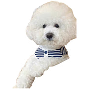 ペットウェア カットソー 犬服 猫服 洋服 ドッグウェア キャットウェア 犬用 猫用 ボーダー リブ ボタン 散歩 お出かけ ペット服