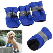 ドッグシューズ レインブーツ レインシューズ 犬用靴 室内履き 散歩 小型犬 ペット用品 ノーマル 裏起毛 暖かい 滑り止め 転倒防止 肉球保護 火傷 汚れ防止
