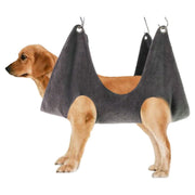 グルーミングハンモック 吊り下げ ペット用品 犬用 猫用 フック付き 暴れ防止 自宅ケア シャンプー 爪切り 歯磨き 耳掃除 お手入れ トリミング用品 ペット美容 簡単 多用途 シンプル 便利 青 グレー ローズ