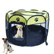 ペット用サークル ペットテント ペットハウス 犬用 猫用 ペット用 91×91×58cm ペットケージ ペットサークル 八角系 折りたたみ式 メッシュ 通気性 仕切り ファスナー 防水 簡単 コンパクト 持ち運び 室内 室外 野外 折り畳み 便利 ペット用品 ドッグ キャット