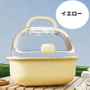 小動物用キャリーケース キャリーバッグ ペットキャリー ペット用品 ケージ 取っ手付き ハムスター モルモット ハリネズミ 散歩 お出かけ 外出用 通院 ペットグッズ