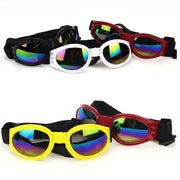 ペット用ゴーグル 犬用 サングラス メガネ 折りたたみ式 サイズ調節可能 ドッグゴーグル キャットゴーグル ペット用品 目の保護 紫外線対策 UV対策 防風