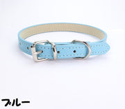 ペット用首輪 フェイクレザー 犬 猫 小型 中型 大型 ペット用品 お散歩グッズ 裏面柔らか加工 ソフト サイズ調節可能 着脱簡単 フィット 無地 ソリッドカラー シンプル カジュアル 定番 ベーシック かわいい おしゃれ かっこいい いぬ イヌ ドッグ 猫 ネコ キャット お出かけ 外遊び 公園 アウトドア 春 夏 秋 冬 カラバリ豊富 サイズ豊富