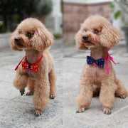 ペット用蝶ネクタイ チョーカー 犬用 猫用 小型犬 アクセサリー 首飾り リボン 鈴 紐 ひも ヒモ おしゃれ かわいい ジラフ アニマル柄 ドット 水玉 スター 星 いぬ イヌ ねこ ネコ ドッグ キャット ペット用品