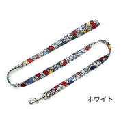 リード 牽引紐 ロープ 犬用 ペット用品 ペットグッズ お散歩用品 散歩グッズ 散歩紐 リーシュ エスニック調 アジアンテイスト カラフル おしゃれ 民族柄  お出かけ かわいい 小型犬 中型犬 イヌ いぬ