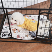 ペット用マット ペット用ベッド 40×30cm 50×40cm ペット用品 犬用 猫用 ふかふか スクエア 四角 長方形 クッション プリント柄 寝具 寝床 車内 カーシート マット シート パット 中敷き ケージ内 室内 屋内 可愛い カラフル キュート イヌ いぬ ネコ ねこ キャット ドッグ