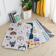 ペット用マット ペット用ベッド 40×30cm 50×40cm ペット用品 犬用 猫用 ふかふか スクエア 四角 長方形 クッション プリント柄 寝具 寝床 車内 カーシート マット シート パット 中敷き ケージ内 室内 屋内 可愛い カラフル キュート イヌ いぬ ネコ ねこ キャット ドッグ
