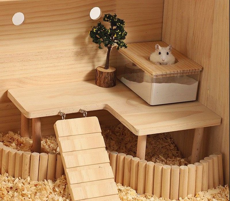 小動物用テーブル 小動物用ハウス ペット用品 ハムスター モルモット 階段 商品画像2