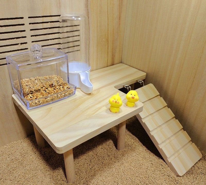 小動物用テーブル 小動物用ハウス ペット用品 ハムスター モルモット 階段 商品画像3