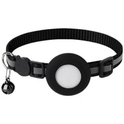 猫用首輪 Airtag収納ケース付き カラー ネコ ねこ 子犬 小動物 ペット用品 セーフティーバックル Airtagケース エアタグ 保護カバー 鈴付き 反射ライン