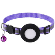 猫用首輪 Airtag収納ケース付き カラー ネコ ねこ 子犬 小動物 ペット用品 セーフティーバックル Airtagケース エアタグ 保護カバー 鈴付き 反射ライン