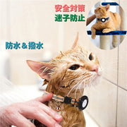 猫用首輪 Airtag収納ケース付き カラー ネコ ねこ 子犬 小動物 ペット用品 セーフティーバックル Airtagケース エアタグ 保護カバー 鈴付き 反射ライン