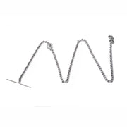 チェーンリード 散歩紐 牽引紐 リーシュ 180cm ロング 単品 ペット用品 ペットグッズ お散歩グッズ 鎖 小型犬 中型犬 大型犬 ナスカン 着脱簡単 シンプル 丈夫 金属 メタル 銀色 お出かけ 定番 ベーシック シルバーカラー