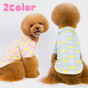 ペットウェア ポロシャツ ペット用 ドッグウェア 犬服 犬用 猫用 ペット用品 ペットグッズ 雲柄 プリント 襟付き 可愛い おしゃれ お散歩 お出かけ
