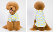 ペットウェア ポロシャツ ペット用 ドッグウェア 犬服 犬用 猫用 ペット用品 ペットグッズ 雲柄 プリント 襟付き 可愛い おしゃれ お散歩 お出かけ