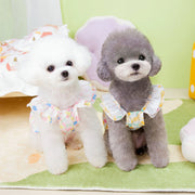 ペットウェア ワンピース Dカン 犬服 ドッグウェア 洋服 袖なし 花柄 総柄 お散歩 お出かけ おしゃれ かわいい 犬 いぬ ペット服
