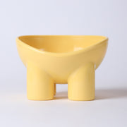 ペット用フードボウル 餌入れ エサ入れ 水入れ 犬 猫 いぬ ねこ ペット 食器台 脚付き 斜め 黄色 ネイビー ピンク 緑 青 単色 プラスチック製 シンプル ペット用品