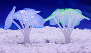 水槽レイアウト用品 人工珊瑚 水槽内アクセサリー サンゴ 珊瑚 蛍光 水槽用品 アクアリウム オブジェ オーナメント デコレーション 飾り 水槽装飾 鑑賞 吸盤付き 人工水草