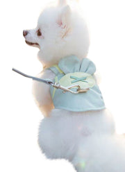 ハーネスリード ペット用品 小型犬 中型犬 犬用 胴輪 ウェアタイプ ボタン 散歩 クマ 恐竜 ハチ メッシュ 起毛 可愛い おしゃれ シンプル ワンちゃん ペットグッズ イヌ くま モチーフ 赤 青 紫 ピンク