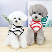 ドッグウェア タンクトップ 犬服 猫服 ペット用品 小型犬 袖なし ノースリーブ プルオーバー ボーダー シンプル 定番 カジュアル デイリー おしゃれ かわいい お散歩 お出かけ パジャマ ロゴタグ イヌ いぬ ネコ ねこ キャットウェア XS S M L XL 2XL グリーン ブルー レッド ブラック