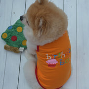 ペット用 犬 ドッグウェア 犬用 洋服 袖なし プルオーバー ノースリーブ 英字 英語 誕生日 バースデイ birthday 男の子 女の子 boy gril タンクトップ 犬用ウェア