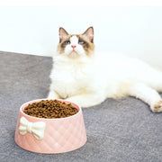 ペット用食器 フードボウル ウォーターボウル 餌皿 リボン 猫 犬 ネコ イヌ ねこ いぬ ペット用品 餌入れ 水入れ かわいい
