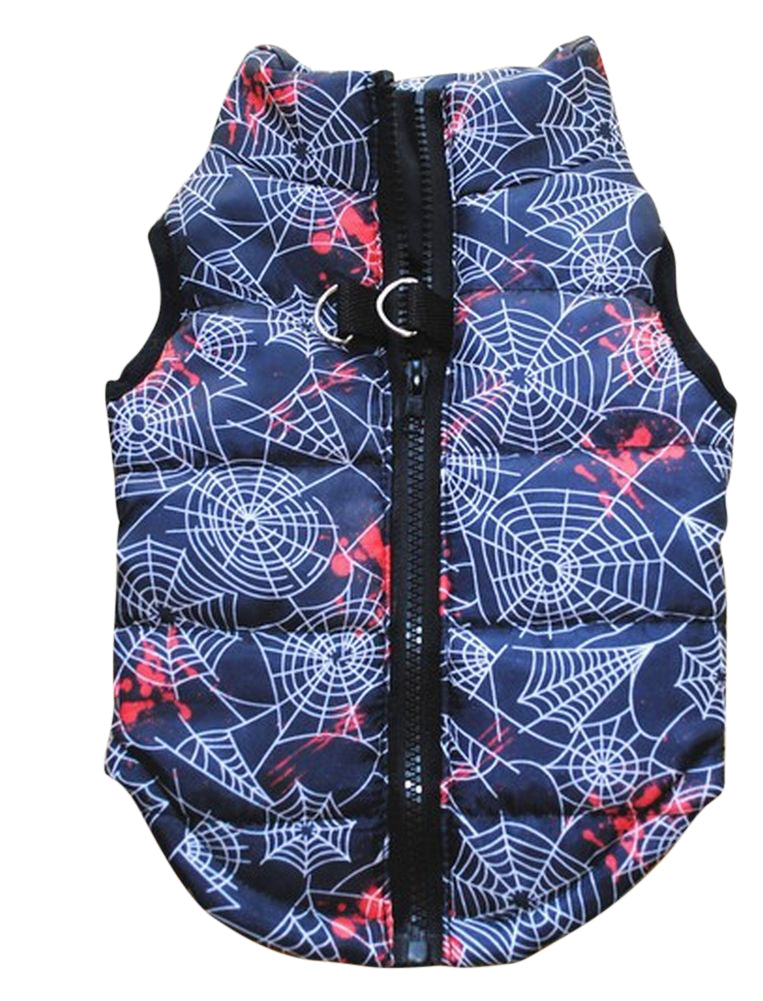 ドッグウェア ダウン風ベスト 犬 犬の服 犬用洋服 ペット P【スパイダー】 バリエーション画像