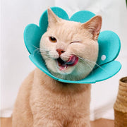 エリザベスカラー ペット用 猫用 犬用 小型犬 ソフト 柔らかい 布製 スナップボタン 手術後 傷舐め防止 皮膚保護 かわいい おしゃれ