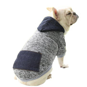 ドッグウェア パーカー フーディー 犬服 猫服 ペット用品 小型犬 袖あり 裏起毛 あったか 防寒 プルオーバー マフポケット フード付き 単色 無地 おしゃれ かわいい カジュアル デイリー お散歩 お出かけ いぬ イヌ ねこ ネコ キャットウェア  XS S M L XL 2XL