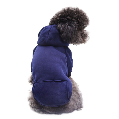 ドッグウェア パーカー フーディー 犬服 猫服 ペット用品 ネイビー バリエーション画像