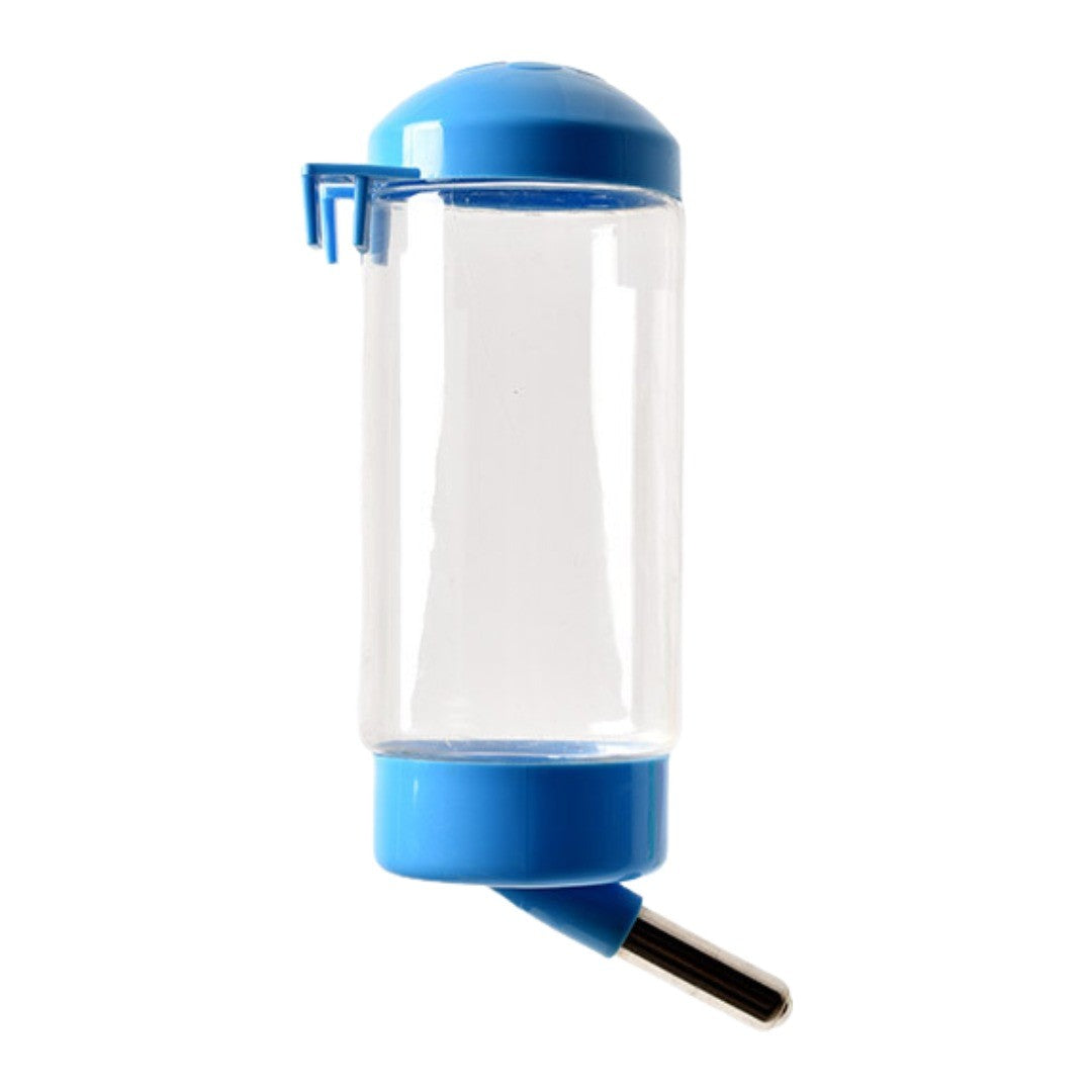ペット用吸水器 吸水ボトル 400ml 犬 猫 小動物 ペット用品 フック付き ノズル式 水飲み器 水入れ ドッグ キャット ネコ イヌ シンプル