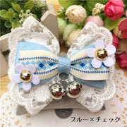 犬用チョーカー 鈴 首輪 アクセサリー 猫用 猫グッズ 犬グッズ ペット用品 カラバリ豊富 首輪 カラー リボン 蝶ネクタイ おしゃれ かわいい