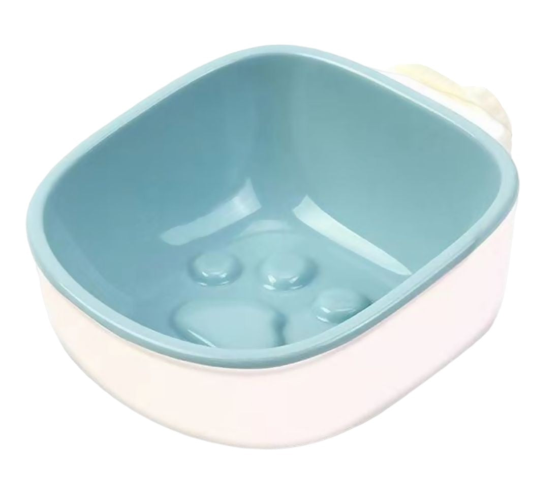 ペット用食器 フードボウル ウォーターボウル 猫用 犬用 ペット用品 サークルに装着 ケージに装着 取り付け簡単 早食い防止 餌入れ 水入れ お手入れ簡単 可愛い ワンちゃん ネコちゃん イヌ ネコ キャット ドッグ 青 グレー ピンク