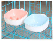 ペット用食器 フードボウル ウォーターボウル 猫用 犬用 ペット用品 サークルに装着 ケージに装着 取り付け簡単 早食い防止 餌入れ 水入れ お手入れ簡単 可愛い ワンちゃん ネコちゃん イヌ ネコ キャット ドッグ 青 グレー ピンク