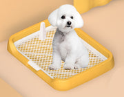 犬用トイレ トイレトレー 小型犬 ペット トレーニング しつけ メッシュ マーキングポール付き 足上げ お掃除簡単 飛び散り防止 組み立て簡単 スノシンプル いぬ イヌ ドッグ DOG