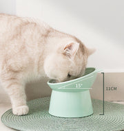 ネコ用食器 フードボウル ウォーターボウル ペット用食器 ねこ用品 エサ入れ 水入れ ペットグッズ 脚付き 傾斜 おしゃれ かわいい 猫