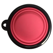 ペット用食器 フードボウル ウォーターボウル 折りたたみ 餌入れ 水入れ 300ml 持ち運び 携帯 カラビナ付き コンパクト ペット用品 ペットグッズ ソフト やわらかい 洗える シンプル お散歩 お出かけ 遠出 ドライブ カラバリ豊富 便利グッズ 黄 青 白 赤 緑 ピンク 黒 紫 橙