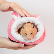 小動物用ハウス ハンモック ハムスター ペットハウス 吊り下げ フック 柔らか 裏起毛 あったか かわいい 寝床 お家 小屋 ペットグッズ