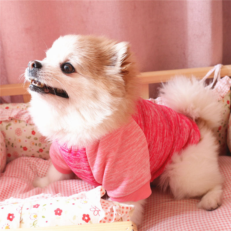 ペット服 トレーナー ドッグウエア キャットウエア 裏起毛 袖あり 商品画像3