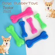 犬用おもちゃ ラバートーイ ペットトイ 玩具 おもちゃ いぬ 噛むオモチャ 骨型 ホネ ラバー ゴム あご強化 ストレス解消 ギザギザ 小型犬 中型犬
